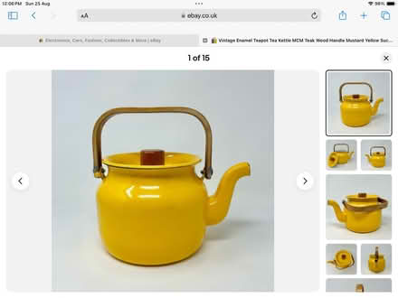 Photo of Enamel Teapot (Ryde PO33) #1