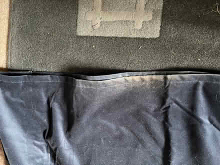 Photo of free Blue curtains, slightly faded (Woodley RG5) #1