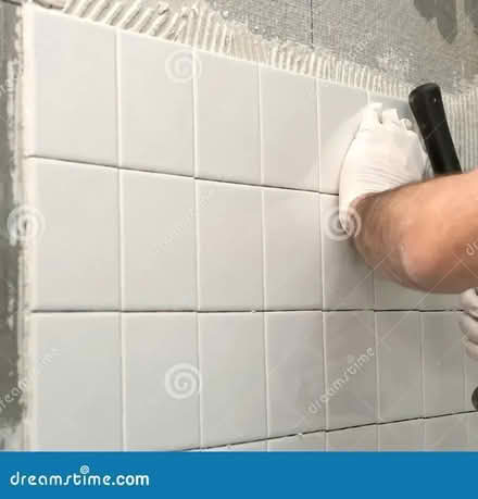 Photo of free TILES White glazed 6 inch square x 33 vgc (Staveley LA8) #1