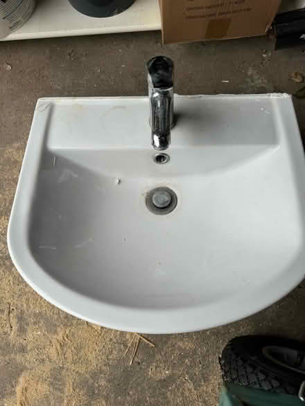 Photo of free Small hand basin, tap, waste (NR18) #1