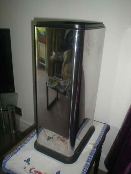 Photo of free Tall metal waste bin (Wokingham RG40) #1
