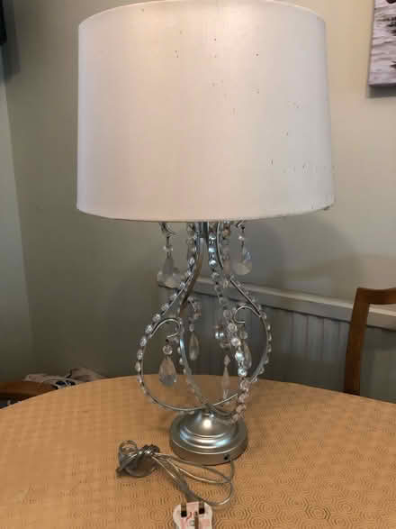 Photo of free Table lamp silver (SG4 Hitchin) #3