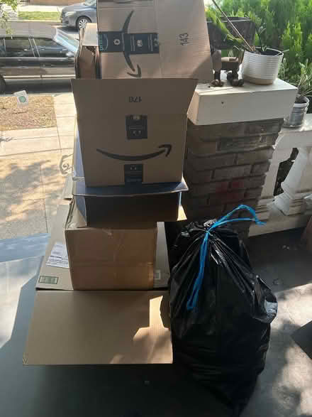 Photo of free Moving boxes & bag of packing stuff (Petworth) #1