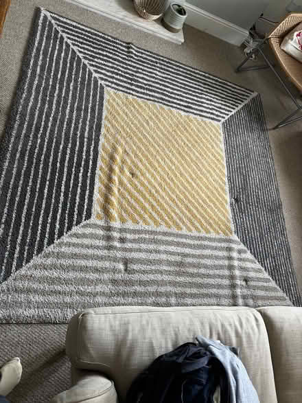 Photo of free IKEA geometric rug (Stoneygate, Leicester LE2) #2