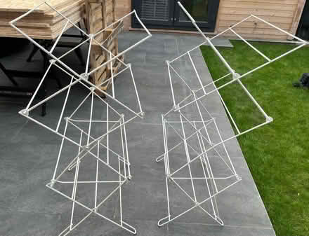 Photo of free 2x 3 tier white airers (Farnborough gu14) #1