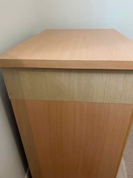 Photo of free Small cupboard drawers light oak (Addlestone KT15) #2