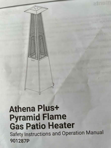 Photo of free Outdoor pyramid patio heater (gas) (Monkseaton NE25) #1