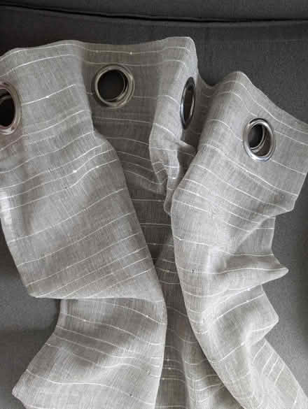 Photo of free Pair of eyelet curtains (Abingdon, OX14 3TD) #2