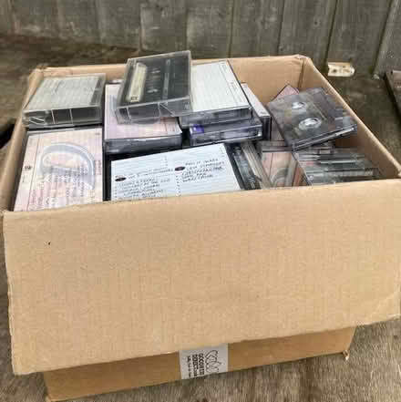 Photo of free Box of home recorded cassettes. (Bampton OX18) #1