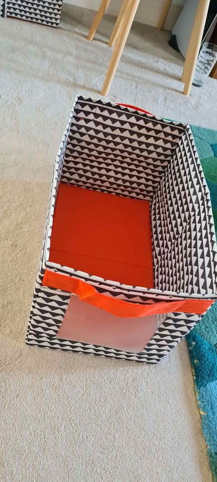 Photo of free 3 fabric storage baskets (Sheddingdean RH15) #1