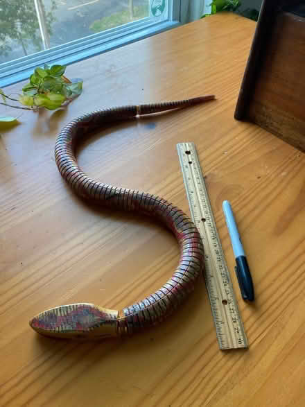 Photo of free Wooden snake (Poughkeepsie) #3