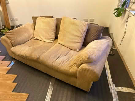 Photo of free SCS 4 Seater Cord Sofa (Rodborough) #1