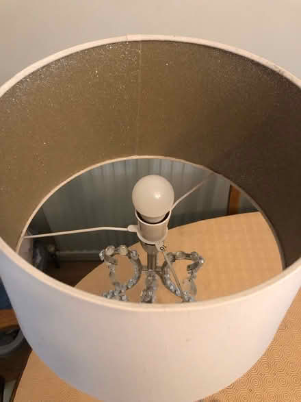 Photo of free Table lamp silver (SG4 Hitchin) #2