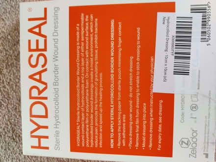 Photo of free 7x Hydraseal 10cmx10cm wound dressings (Peachcroft OX14) #2