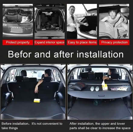 Photo of free Car retractable rear trunk shelf (OX2) #3