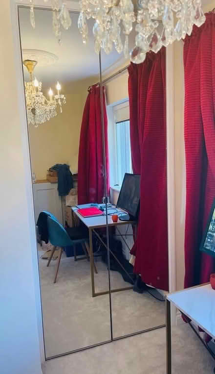 Photo of free 2 x IKEA VIKEDAL mirror Doors (SW13) #1