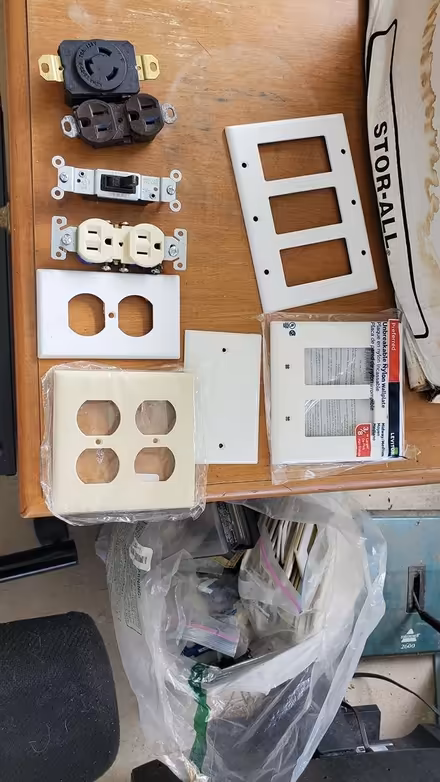 Photo of free Assorted Sockets, switches, plates (Boulder) #1