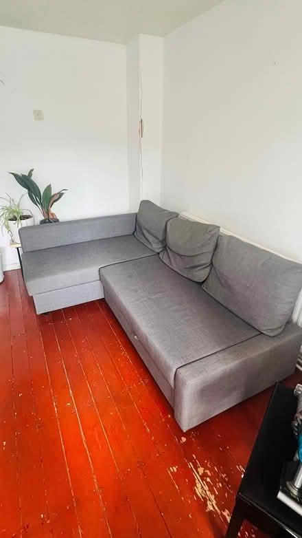 Photo of free IKEA L-shape sofa bed (West Ham Park) #2