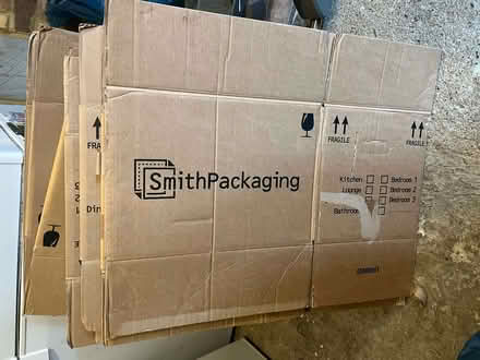 Photo of free 12 Removal Cardboard Boxes (Trumpsgreen GU25) #1