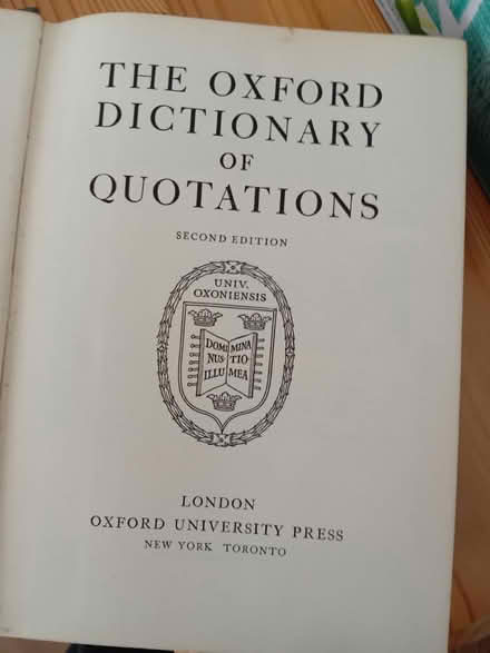 Photo of free Dictionary of Quotations (PO14 Fareham) #3