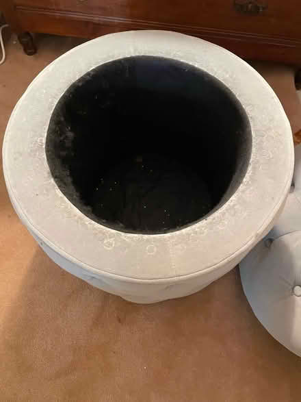 Photo of free Grey Storage Ottoman (Danbury Forest) #3
