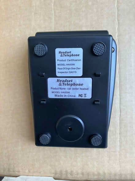 Photo of free telephone headset & base (landline) (Barron Park) #2