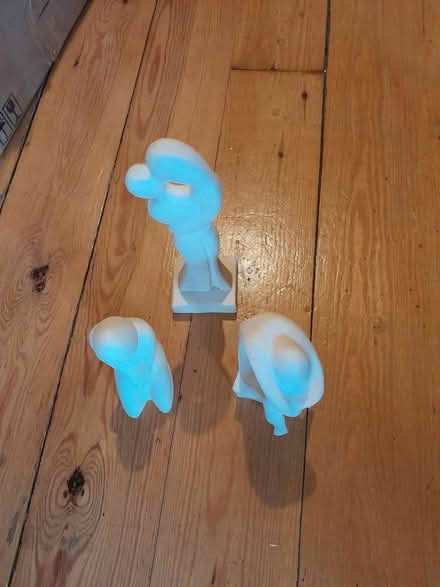 Photo of free X 3 figures white (Darlington) #1