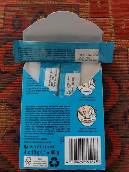 Photo of free Dreamies cat treat salmon (CR7 Thornton Heath) #1