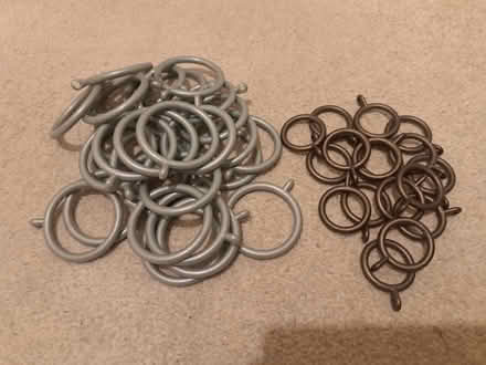 Photo of free Plastic Curtain Pole Rings (Eastbourne Town Centre) #1