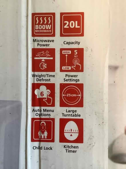 Photo of free Sharp microwave (Epsom Common KT18) #3