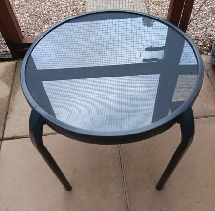 Photo of free Metal and glass coffee table (St. Albans) #1