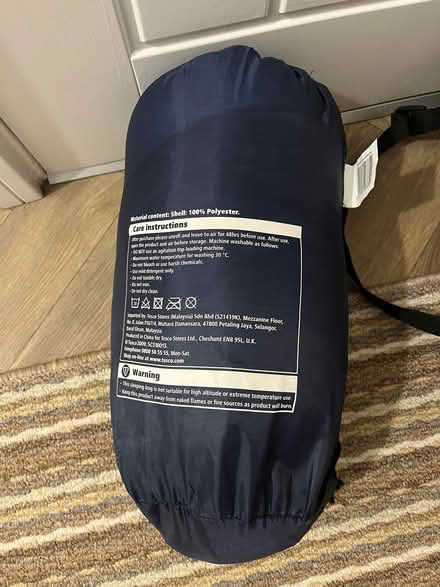 Photo of free Rectangular Sleeping bag (Roseacre ME15) #1