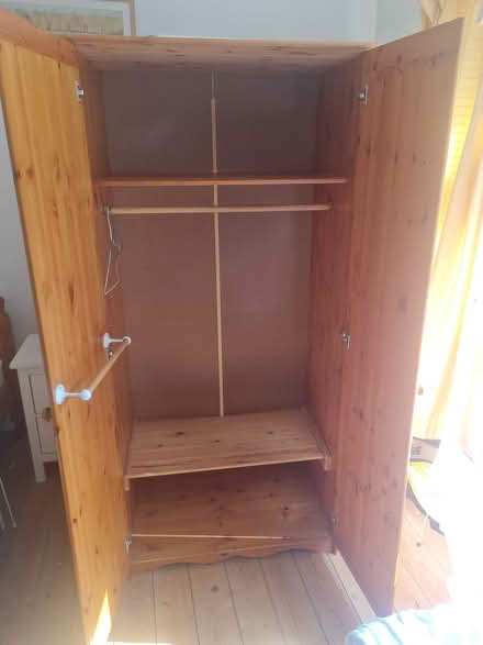 Photo of free Free standing pine wardrobe (Glenageary, Co. Dublin) #1