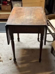 Photo of free wooden side table (Ballard) #1