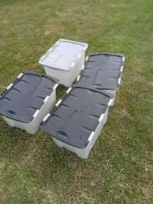 Photo of free Plastic Storage Boxes (Dublin south side) #1