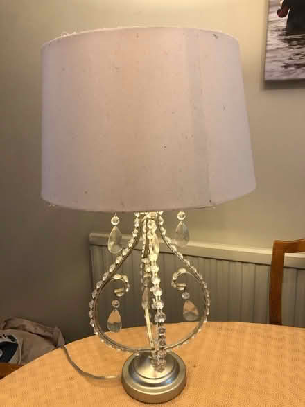 Photo of free Table lamp silver (SG4 Hitchin) #1
