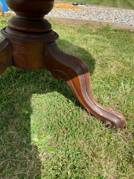Photo of free Antique tip up table needs tlc (IG10 high beech) #2
