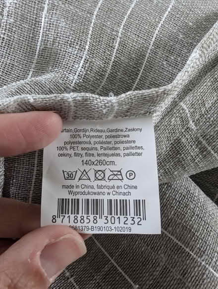 Photo of free Pair of eyelet curtains (Abingdon, OX14 3TD) #3