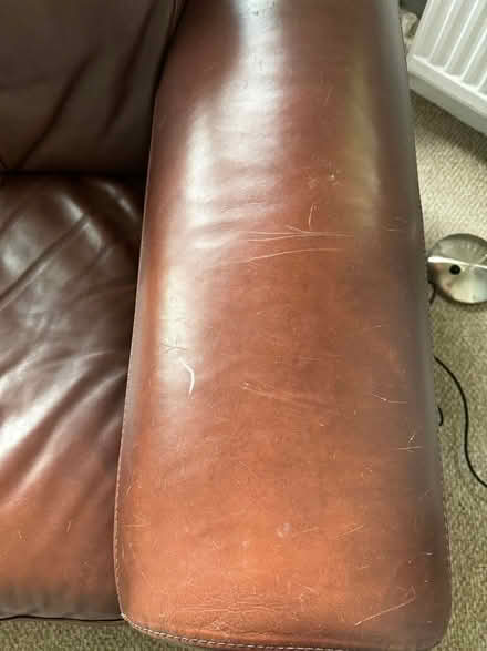 Photo of free Leather 2 & 3 seater sofas (Stoneygate, Leicester LE2) #3