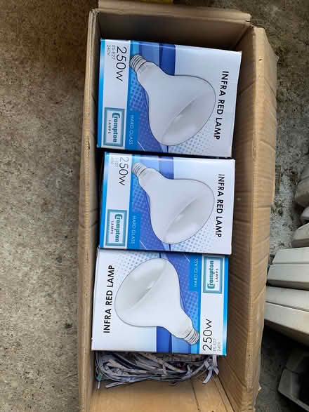 Photo of free Infra Red Lamp x 3 (Addlestone KT15) #1