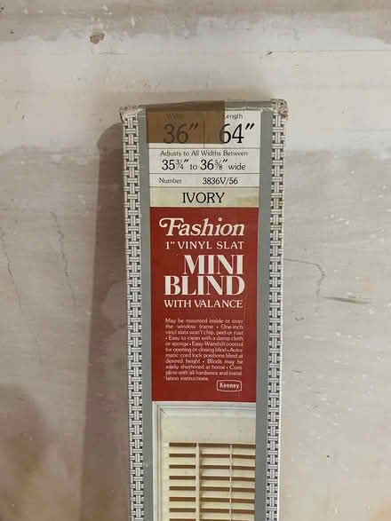 Photo of free 2,- 1” vinyl slat Mini Blinds (East side - Bellevue) #4