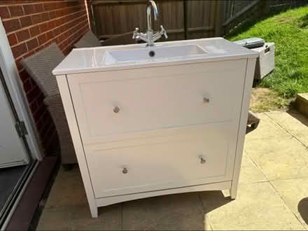 Photo of free Bathroom cabinet with sink (RH16) #1