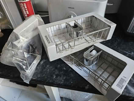 Photo of free Shower pipe shelves (Surbiton) #1