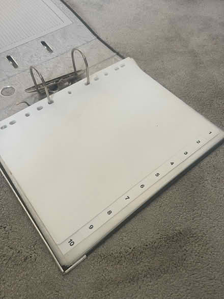 Photo of free A4 ring binder folder (SW17 8JA) #2