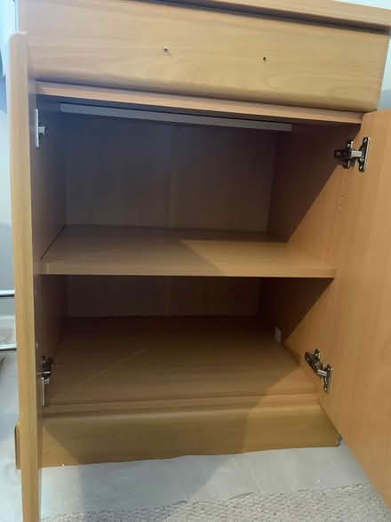 Photo of free Small cupboard drawers light oak (Addlestone KT15) #3