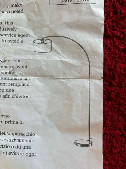 Photo of free Arche floor lamp (SW11) #1