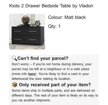 Photo of free Black Drawers (NW6 - South Hampstead) #3