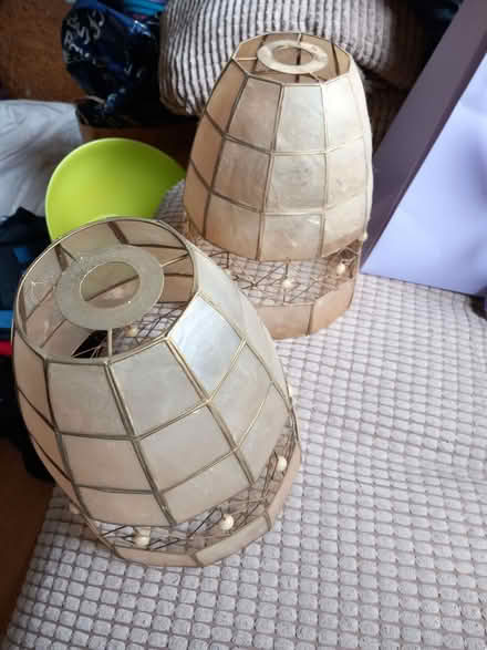 Photo of free 2 matching ceiling light shades (Millbrook SK15) #3