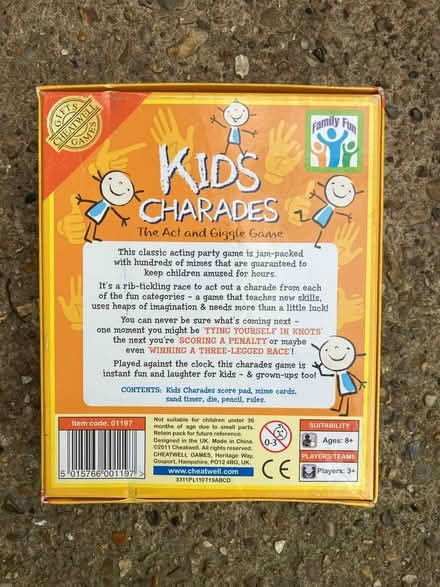 Photo of free Kids charades game (NR4) #2