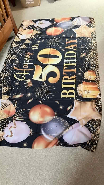 Photo of free Large 50th birthday banner (Kingston KT2) #1